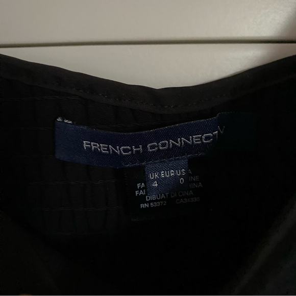 NWOT French Connection Open Back Cutout Puff Sleeve Bodycon A-Line Hoco Dress - Picture 4 of 5